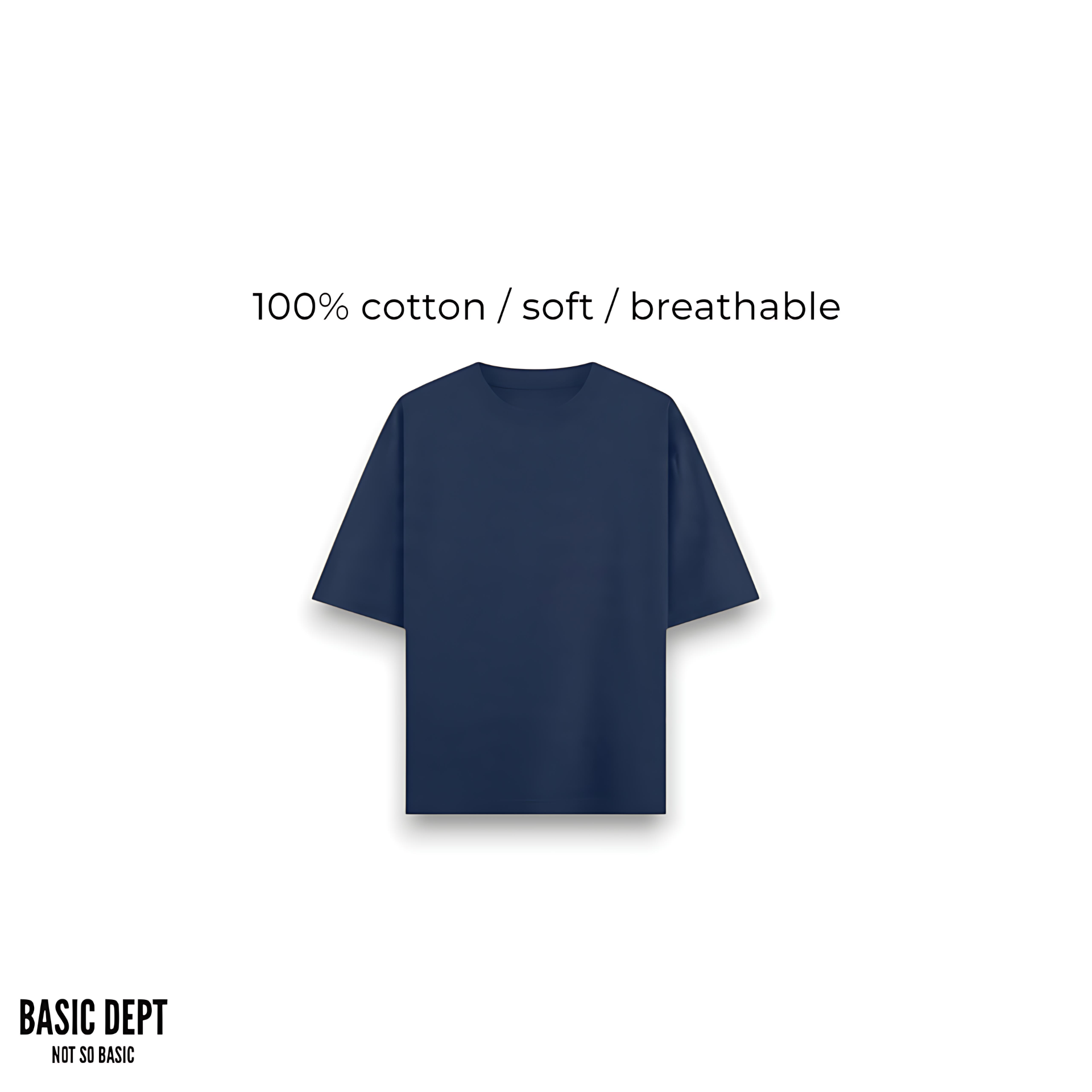 French Terry Oversized Fit T-shirt (240 GSM)