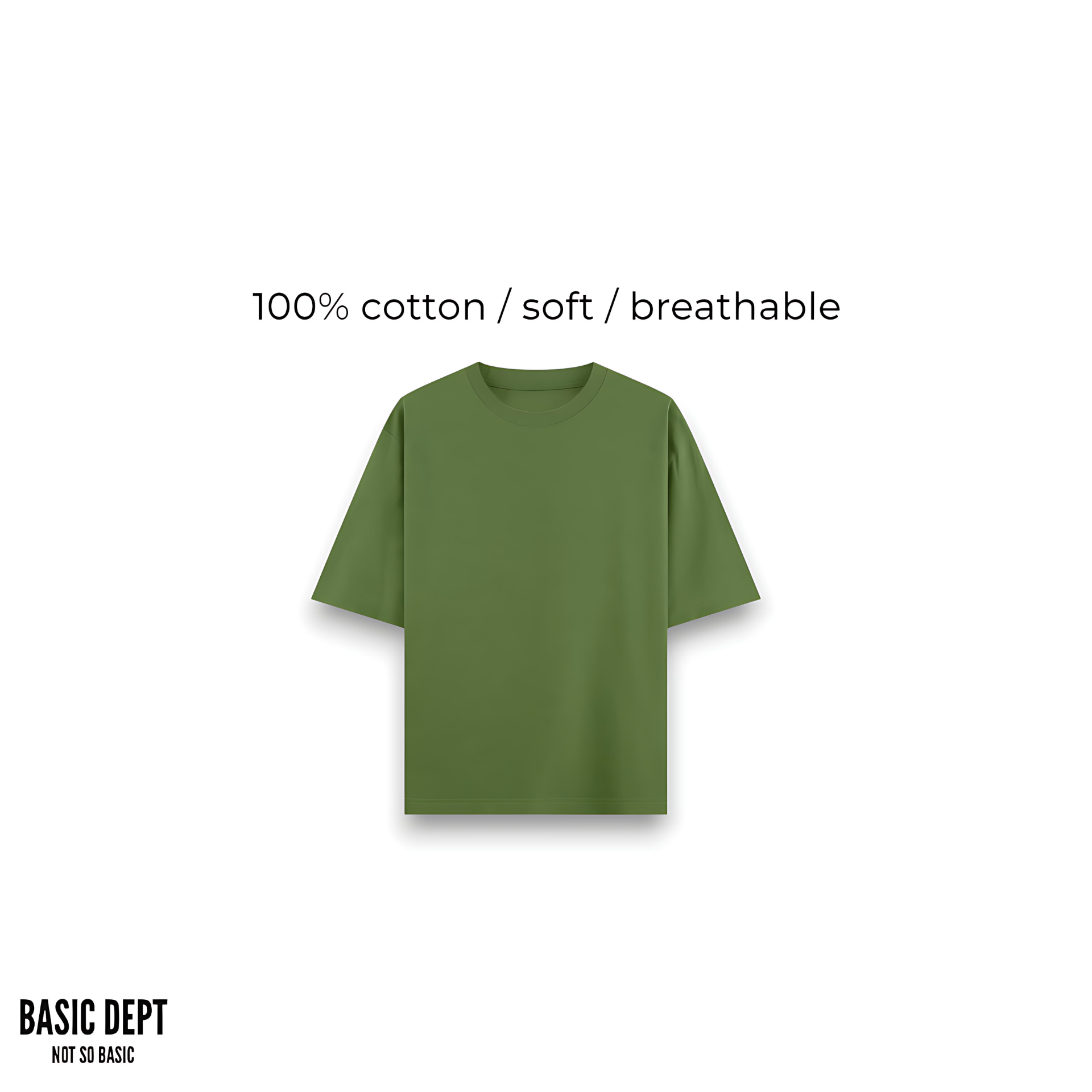 French Terry Oversized Fit T-shirt (240 GSM)